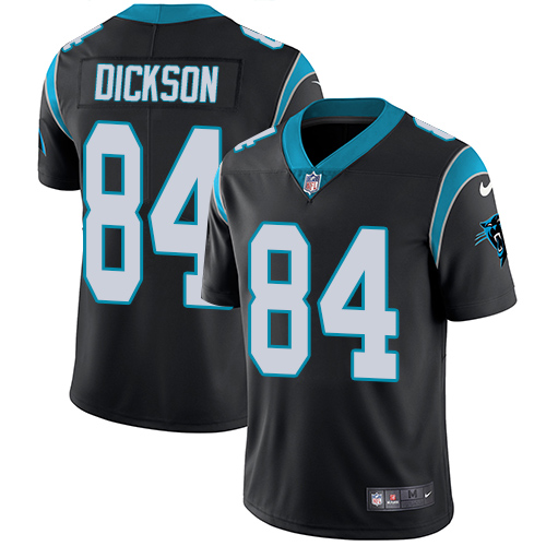 Nike Panthers #84 Ed Dickson Black Team Color Men's Stitched NFL Vapor Untouchable Limited Jersey